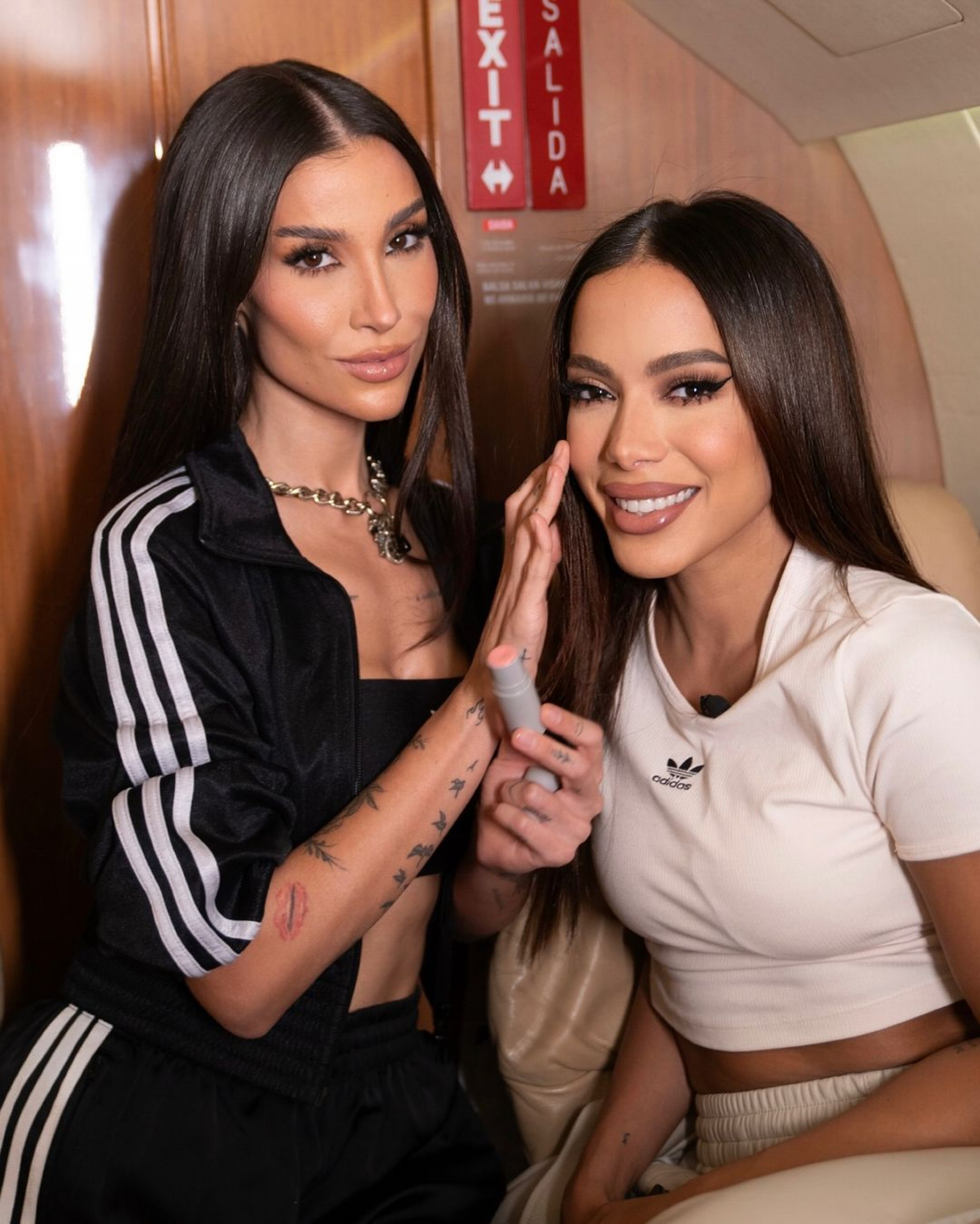 Bianca Andrade se declara para Anitta após entrevistar e maquiar cantora - Reprodução / Instagram 