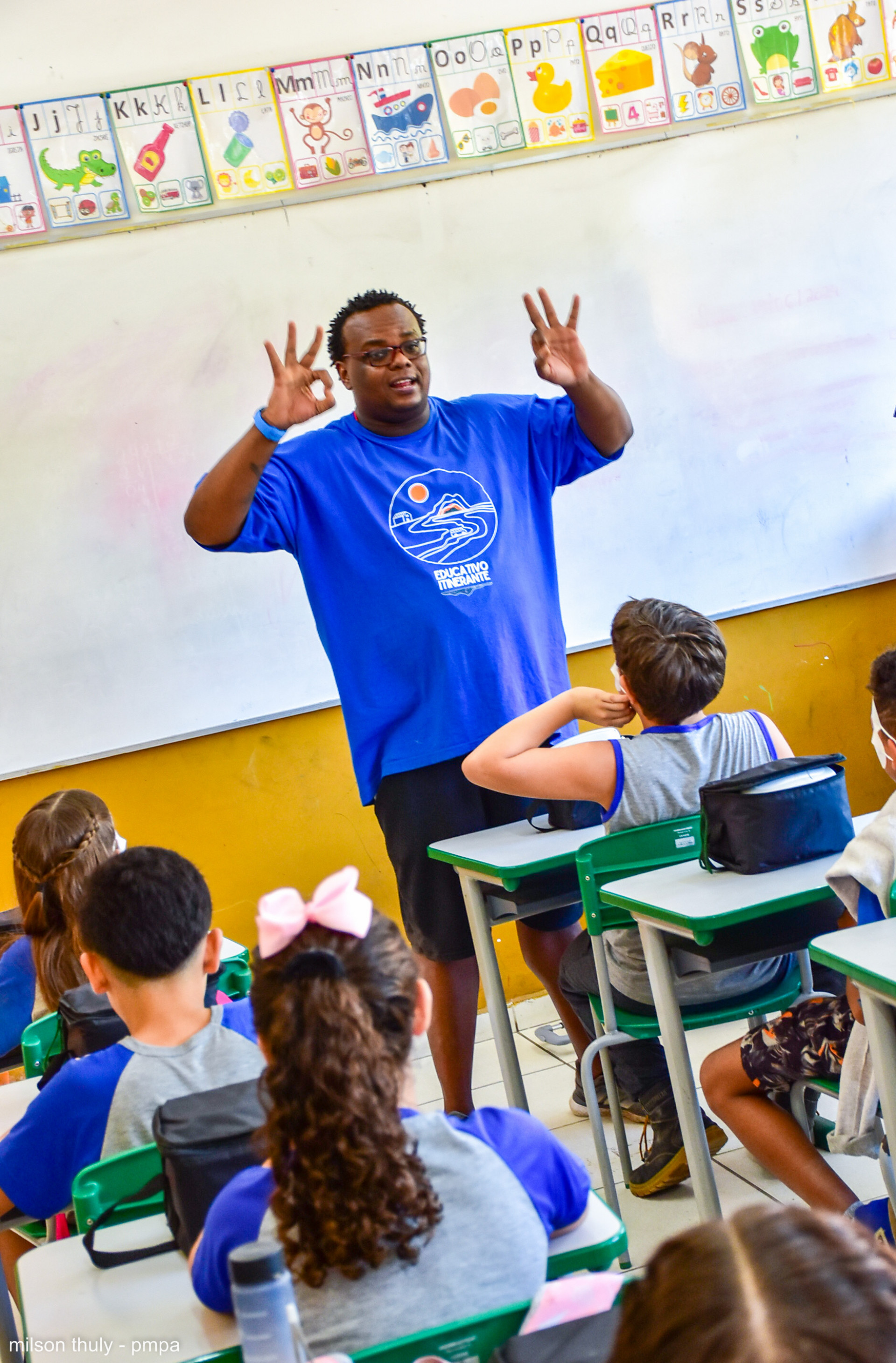 Escola Municipal Laudelina Bernardes recebeu o programa na última quarta (19)