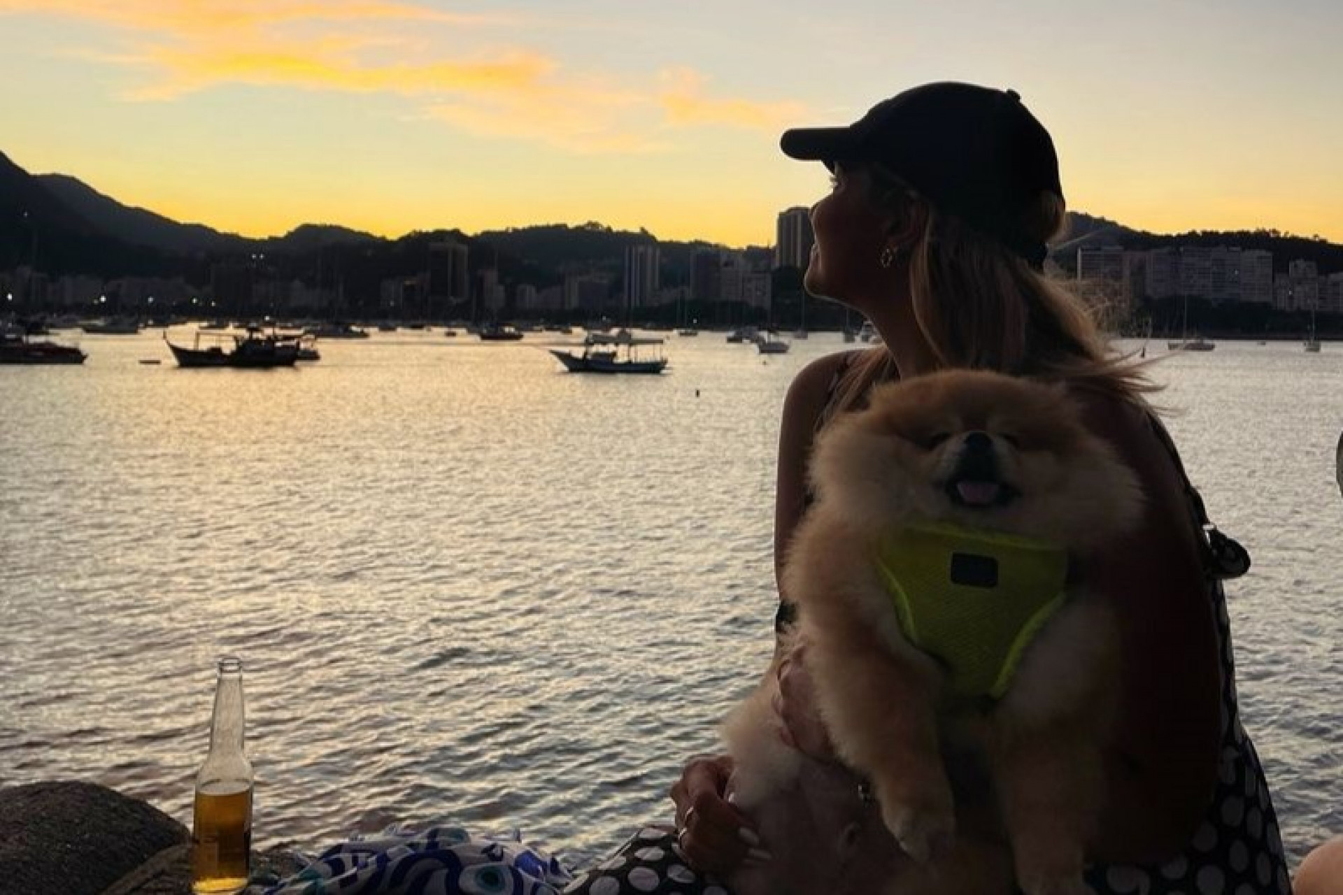 Cachorro Joca roubou a cena durante aula de ioga - Reprodução / Instagram