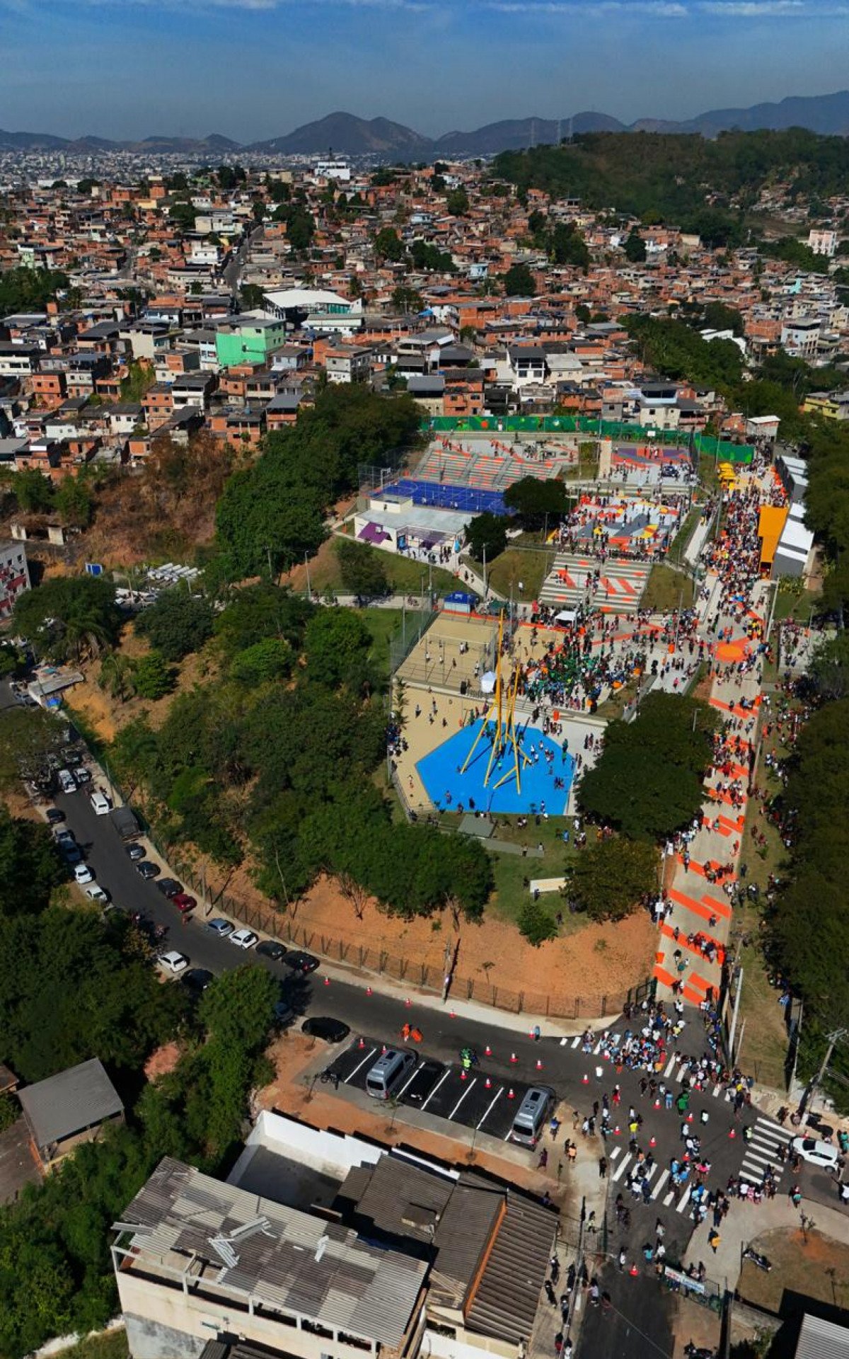 Parque tem opções de lazer e entretenimento na Pavuna - Fabio Motta/ Prefeitura do Rio