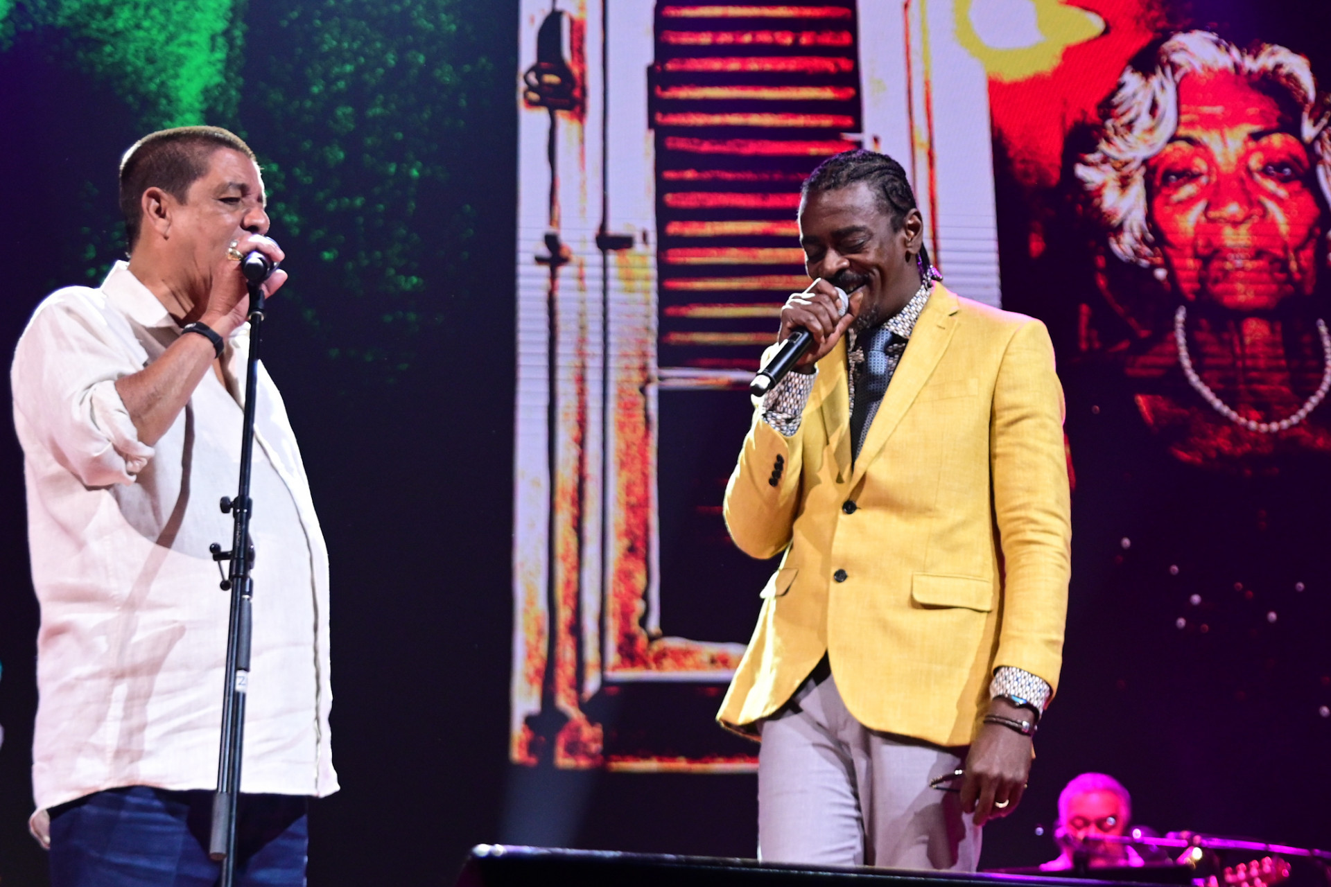 Seu Jorge canta com Zeca Pagodinho - Leo Franco / AgNews