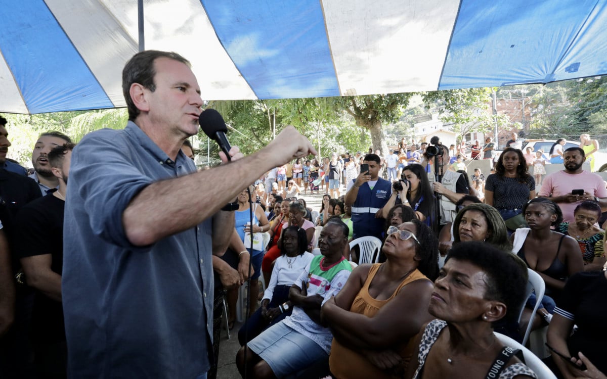 O prefeito do Rio, Eduardo Paes esteve presente no lançamento do Casa Carioca - Beth Santos/ Prefeitura do Rio