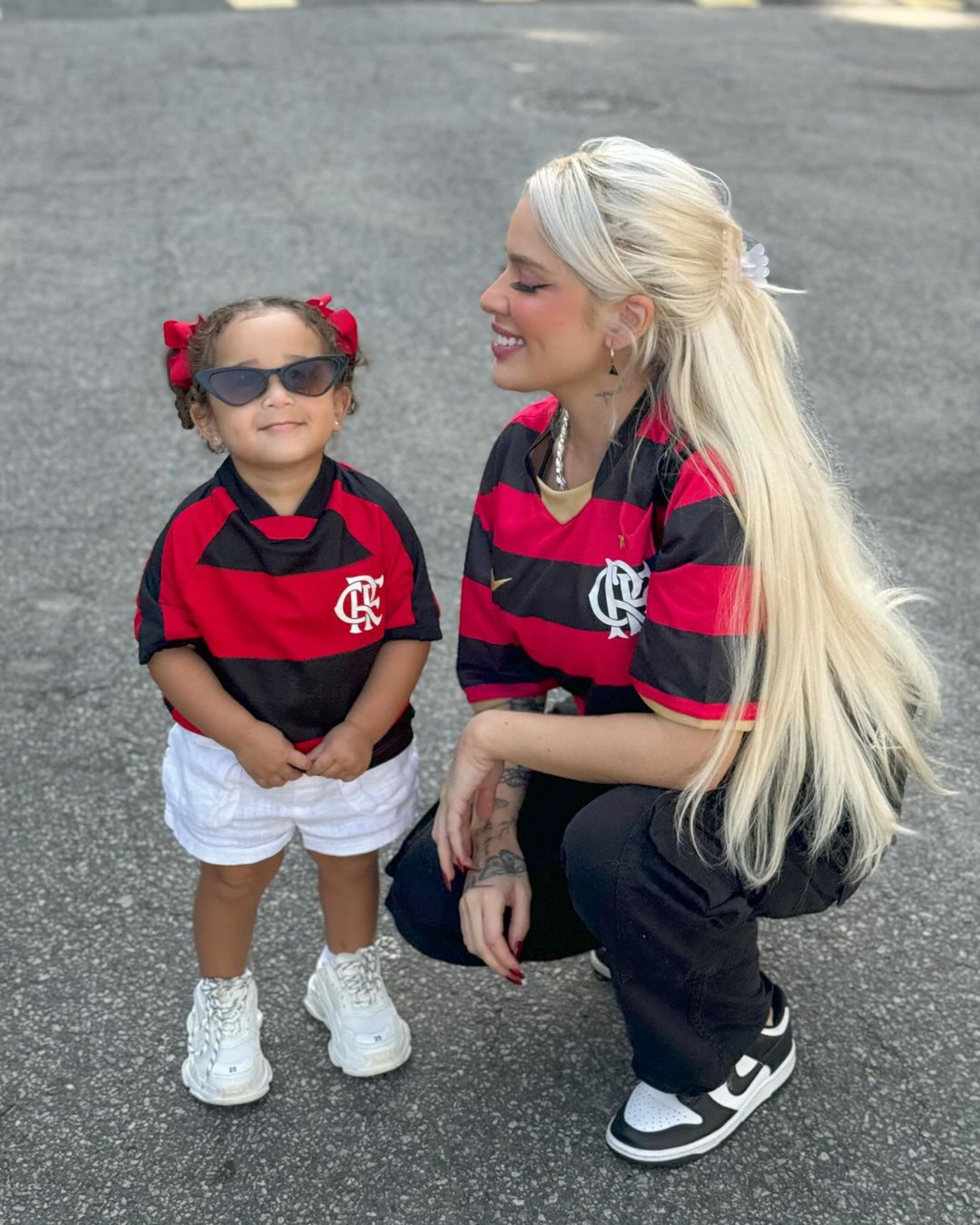 Karoline Lima e sua filha Cecília  - Reprodução / Instagram 