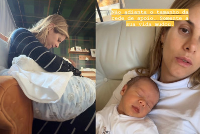 Shantal reflete sobre rede de apoio na maternidade: 'Muito grata'