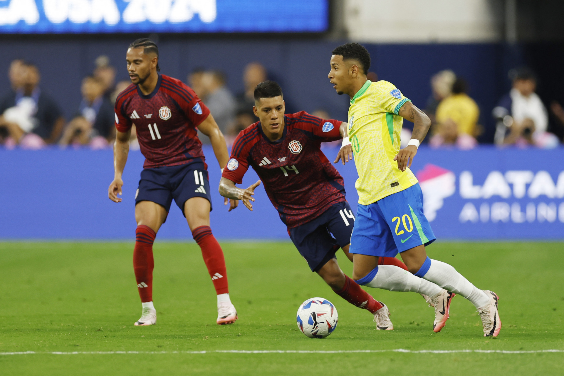 Brasil e Costa Rica não saíram do zero na Califórnia - Buda Mendes / Getty Images North America / Getty Images via AFP