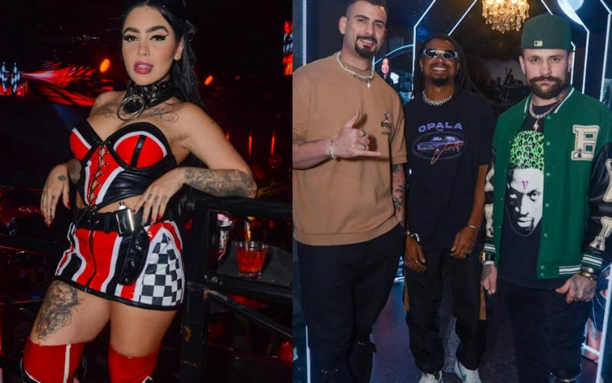 MC Mirella recebe o carinho de ex-BBBs em festa de aniversário - Araujo / Agnews