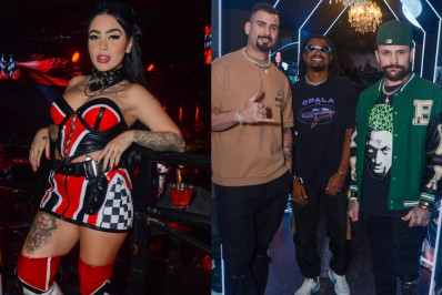 MC Mirella reúne ex-BBBs em festa de aniversário