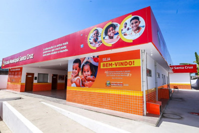 Prefeito Waguinho inaugura nova Escola Municipal Santa Cruz no Nova Aurora em Belford Roxo