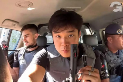 Saiba quem é o youtuber dos EUA que participou de operação policial dentro de viatura em SP