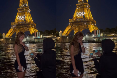 Oruam pede Fernanda Valença em casamento durante viagem a Paris: 'Só preciso de você'