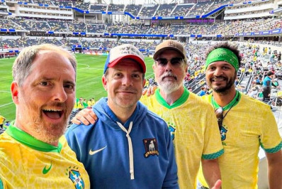 Intérprete de Ted Lasso acompanhou estreia do Brasil na Copa América