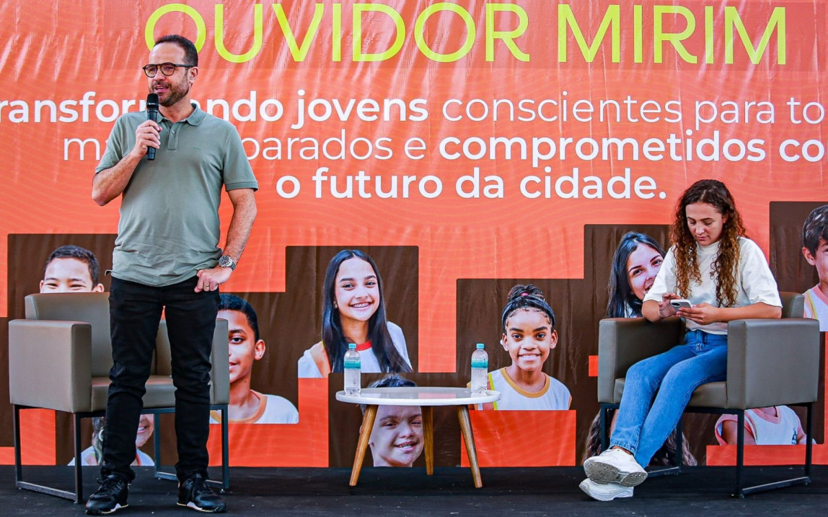 O secretário de Educação, Denis Macedo, destacou que o projeto é uma oportunidade de ensinar as crianças sobre cidadania e responsabilidade social