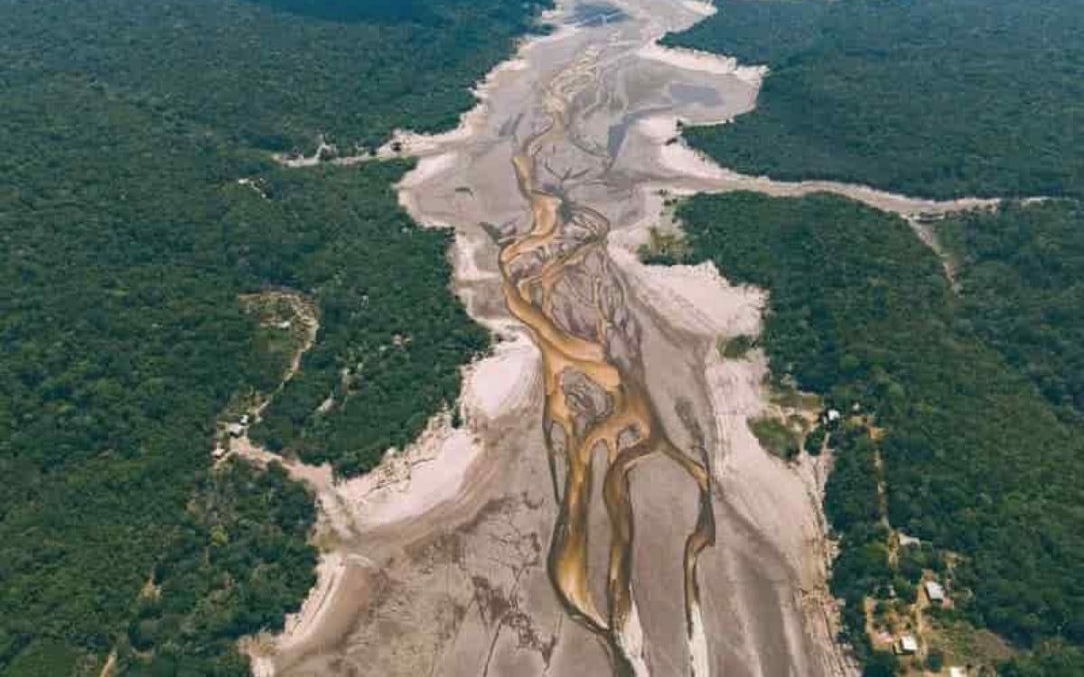 La superficie de agua de Brasil por debajo de la media histórica