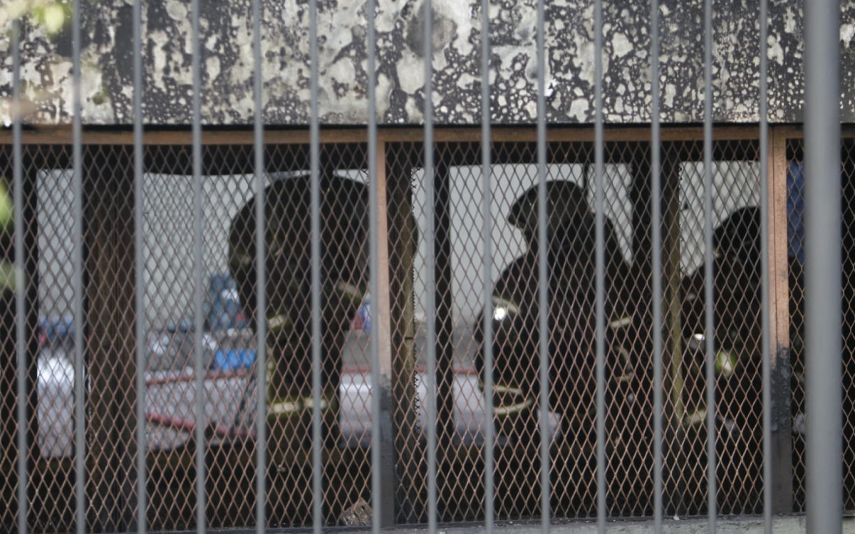 Incêndio em uma subestação de energia do Metrô, na Rua Barão de Itambí