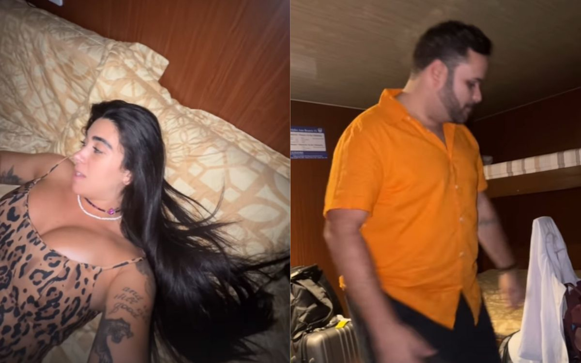 Pizane, Michel e Giovanna viajam de barco até Parintins - Reprodução / Instagram