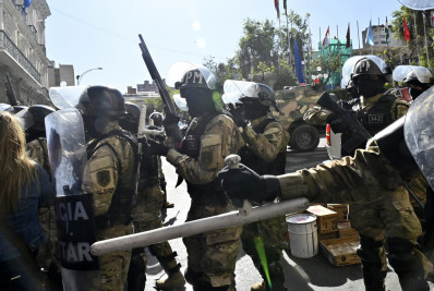 Veja fotos da tentativa de golpe na Bolívia 