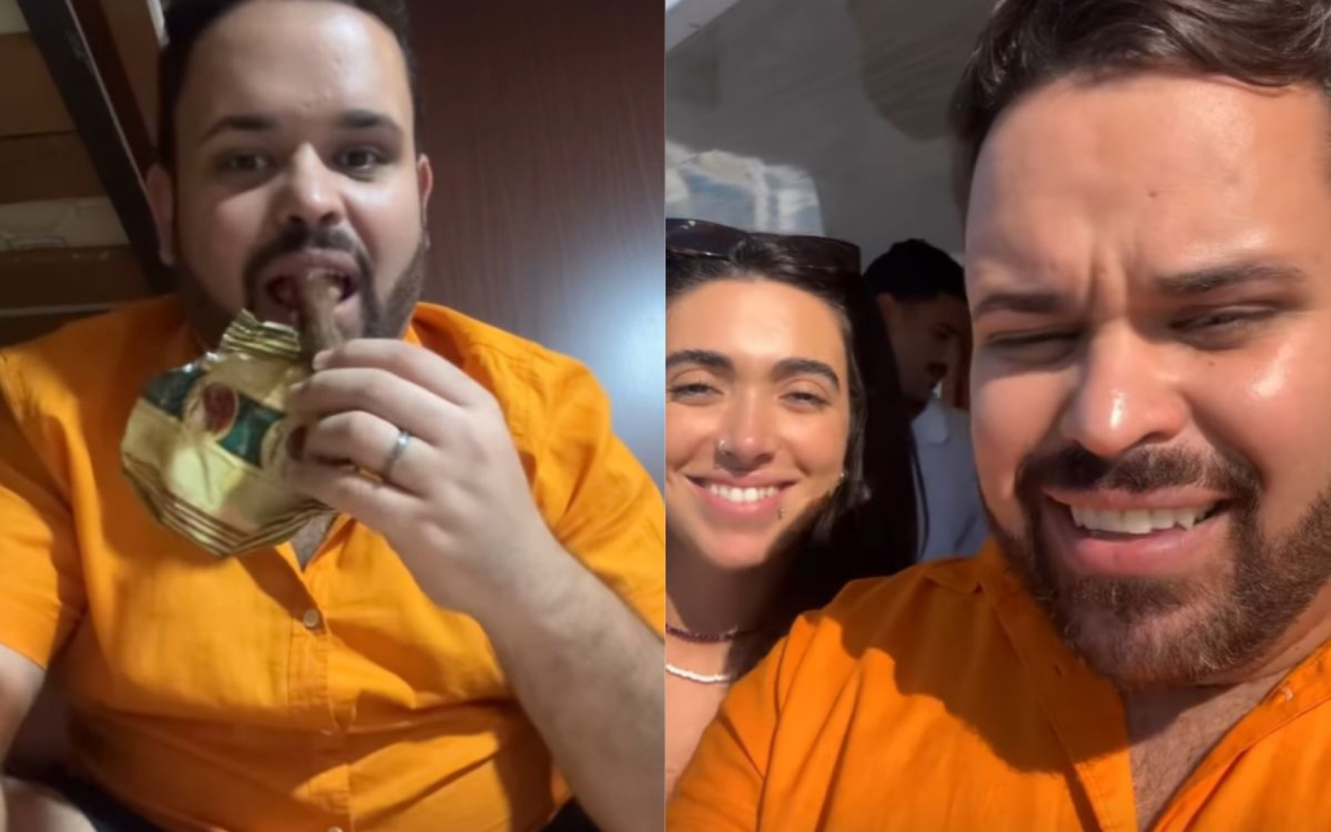 Pizane, Michel e Giovanna viajam de barco até Parintins - Reprodução / Instagram