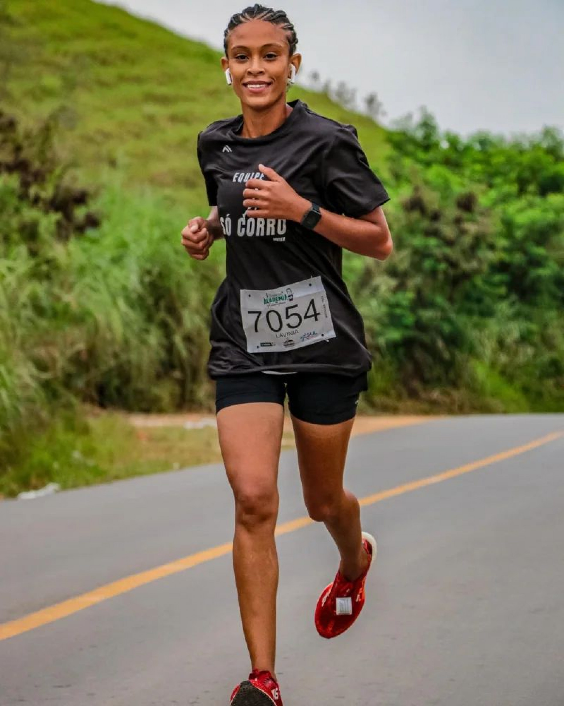Lavínia também participava de maratonas e se definia como atleta amadora - Reprodução / Instagram