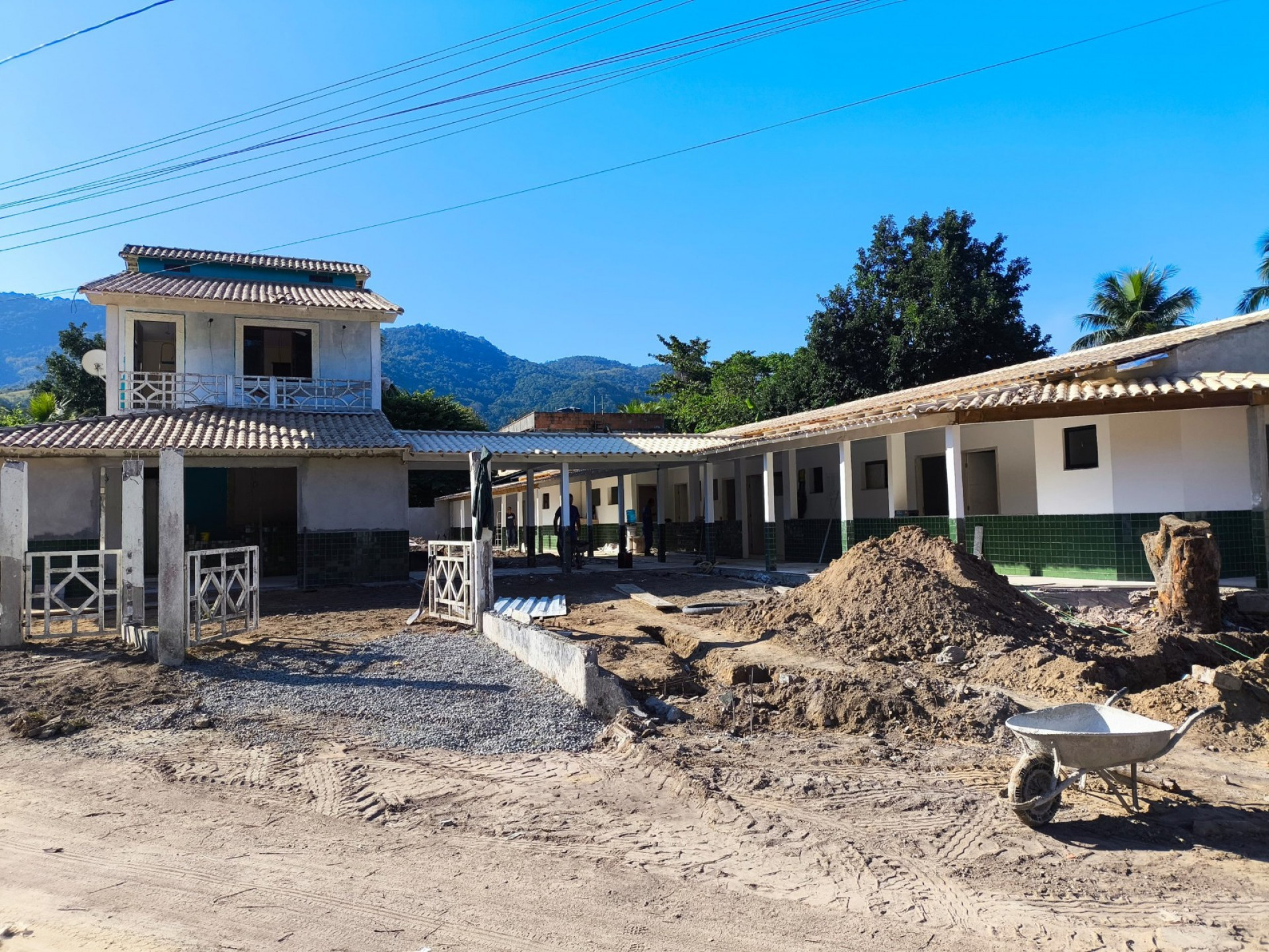 Prefeitura de Saquarema está construindo posto de saúde no bairro Mato Grosso - Divulgação/Prefeitura de Saquarema
