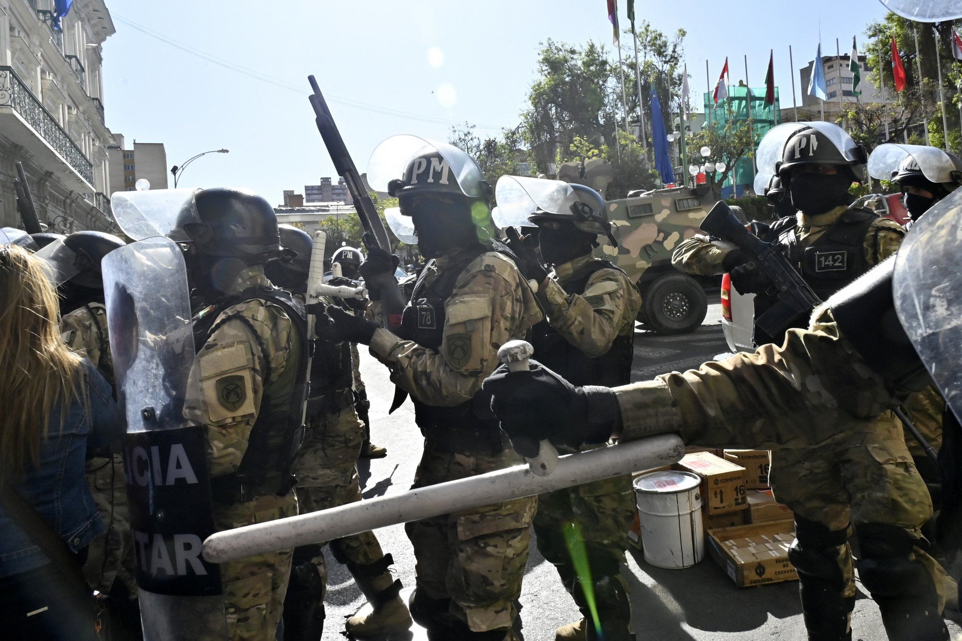 Tentativa de golpe não contou com o apoio de muitas lideranças militares - Aizar Raldes/AFP