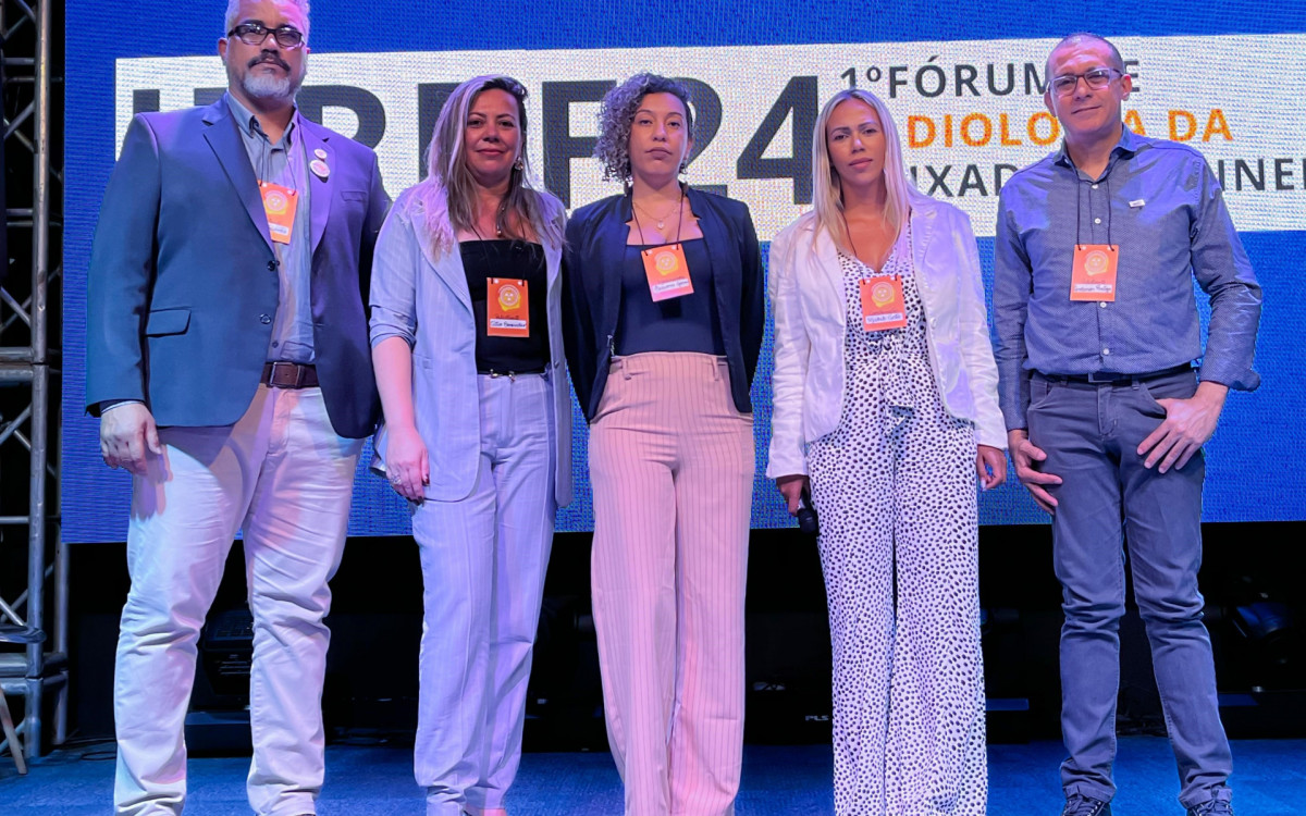 Idris Gusmão, Cátia Benevides, Luciana Gomes, Michele Costa e Anderson Pantoja enfatizaram a importância do fórum