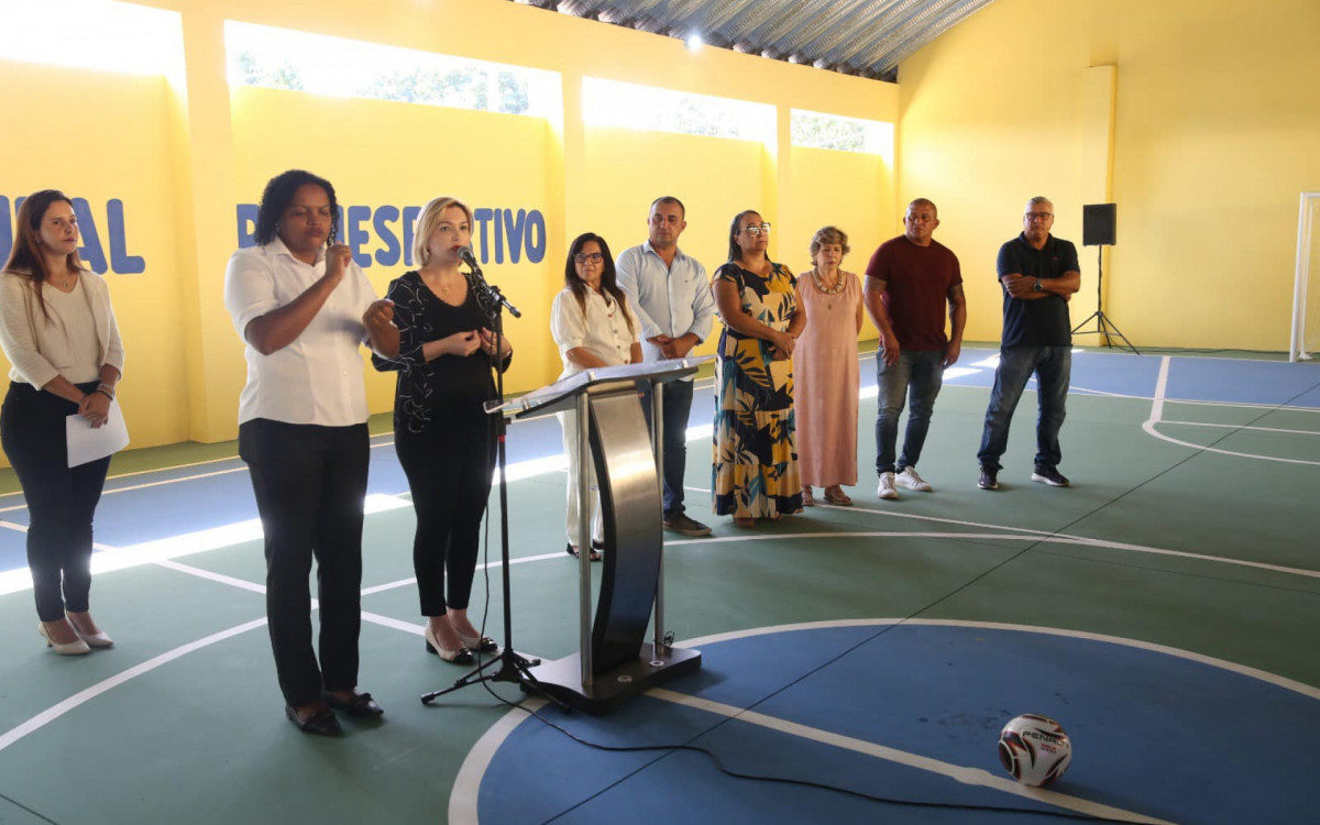 Inauguração Ginásio Poliesportivo Brunno Nametala
