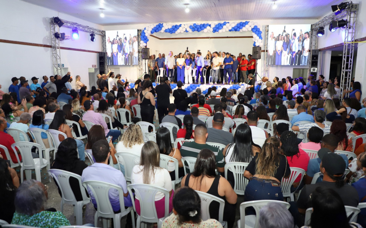 Evento também marcou a apresentação de 48 pré-candidatos à Câmara de Vereadores
