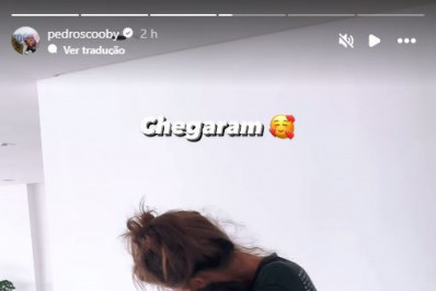 Pedro Scooby compartilha momento fofo entre os filhos e a madrasta Cintia Dicker