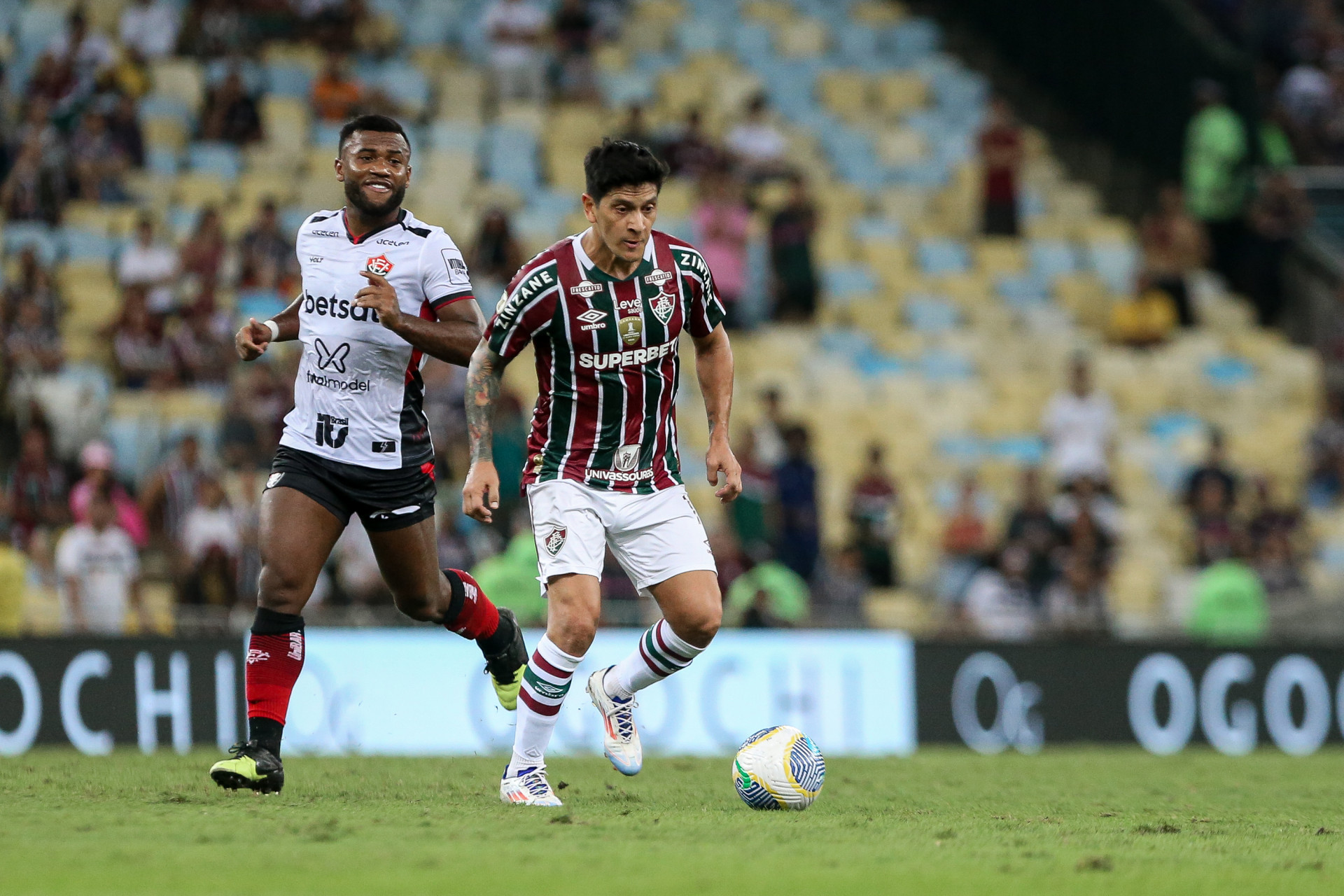 Cano, do Fluminense, contra o Vit&oacute;ria - Marcelo Gon&ccedil;alves/Fluminense FC