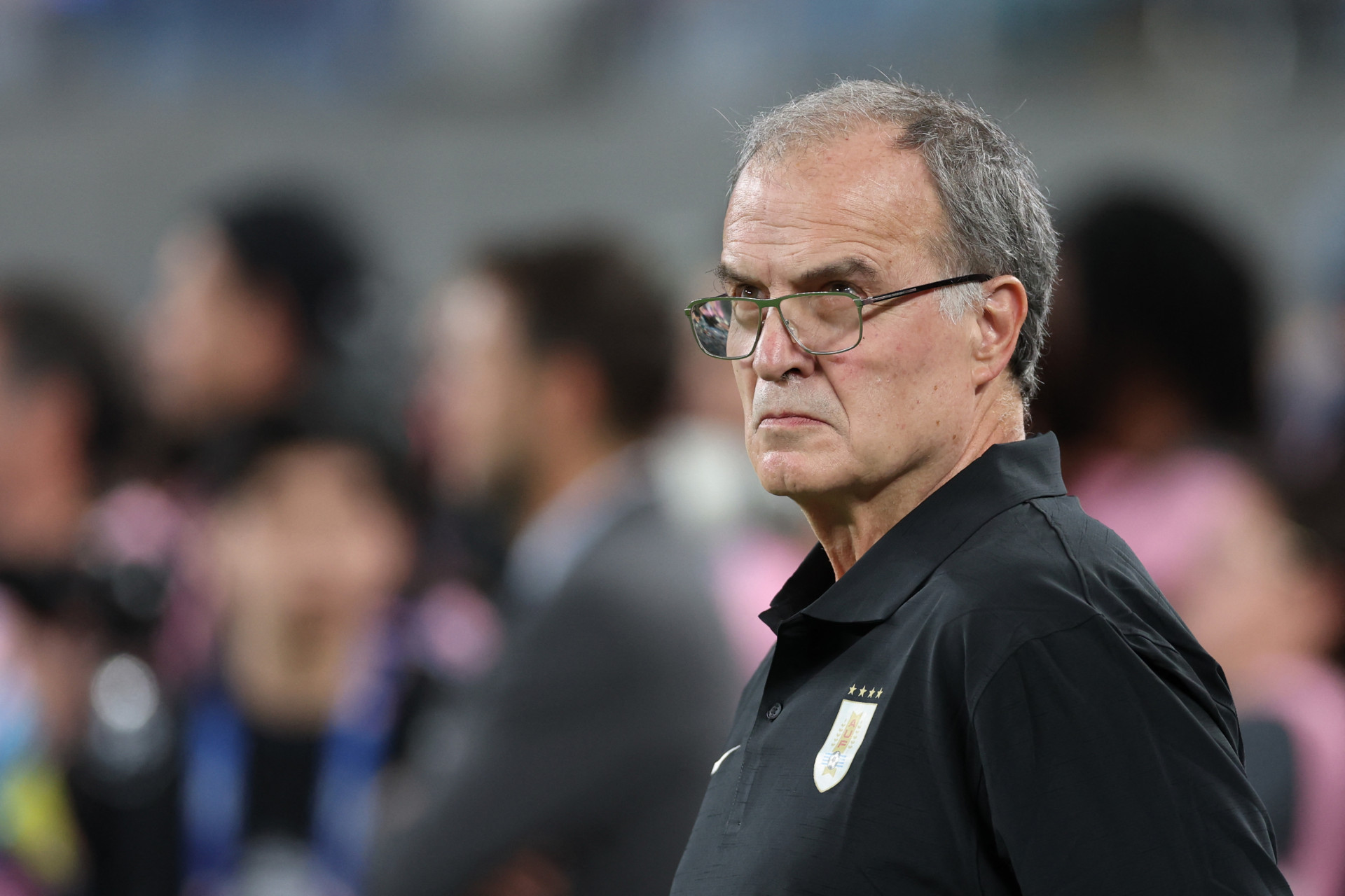 Marcelo Bielsa é o técnico da seleção do Uruguai - Charly Triballeau / AFP