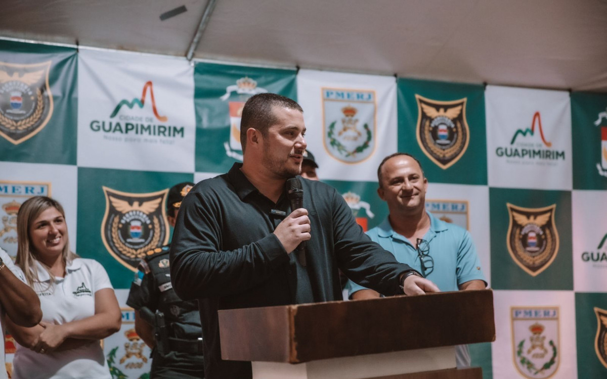 O secretário de Segurança de Guapimirim, Wallace Gulineli, destaca a importância dessa nova etapa do Proeis