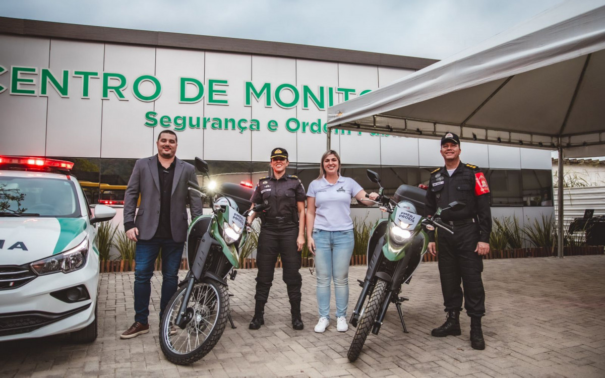 A prefeita de Guapimirim, Marina Rocha, priorizou a segurança pública em sua gestão