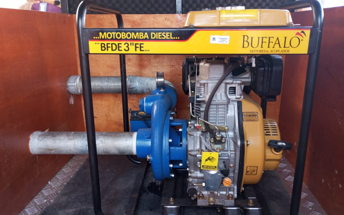 Novo equipamento - booster - vai garantir abastecimento em partes mais altas da cidade