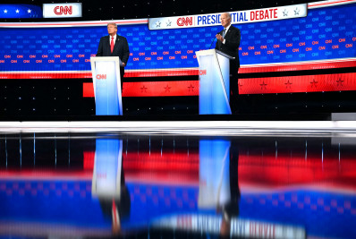 Cerca de 48 milhões de telespectadores assistiram ao debate Biden-Trump, 35% a menos do que em 2020