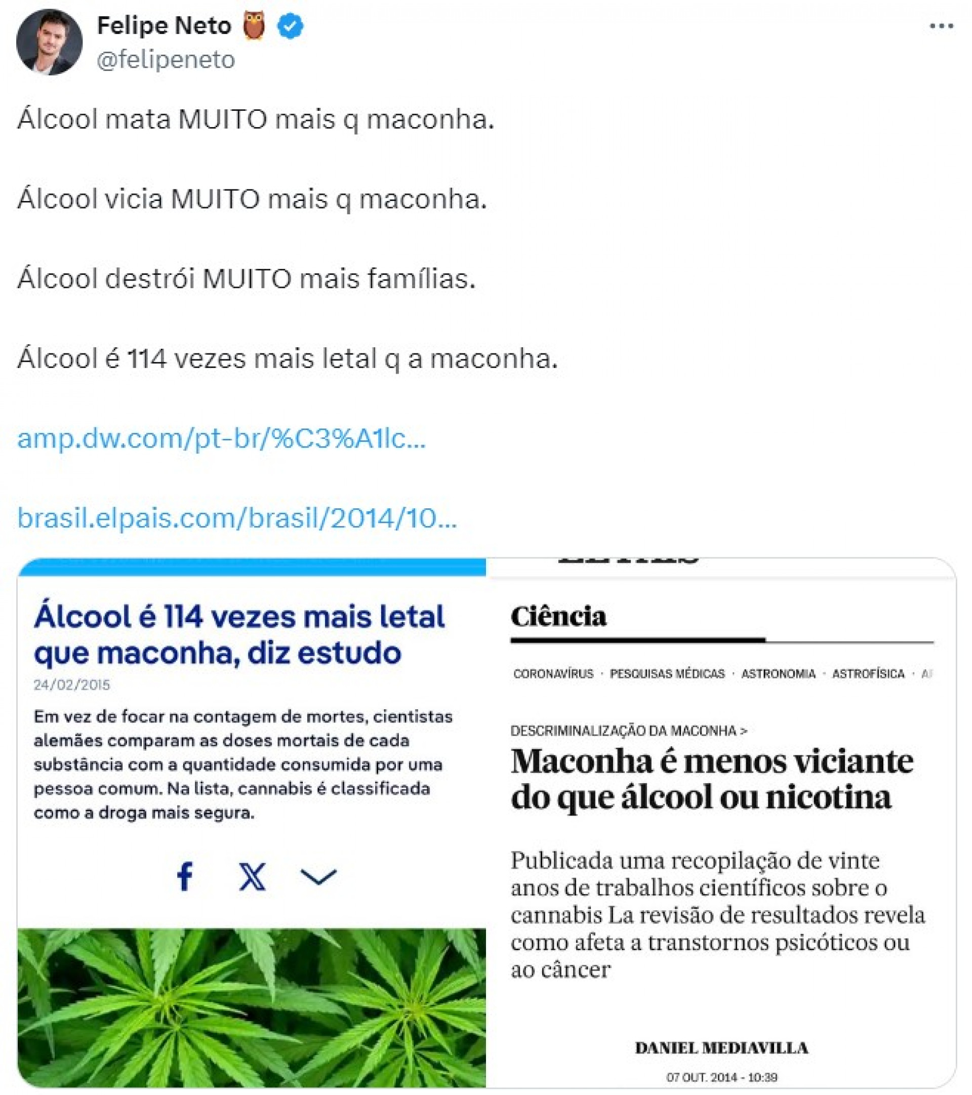 Influenciador infantil troca farpas com Felipe Neto após ser acusado de fazer post nazista - Reprodução / X