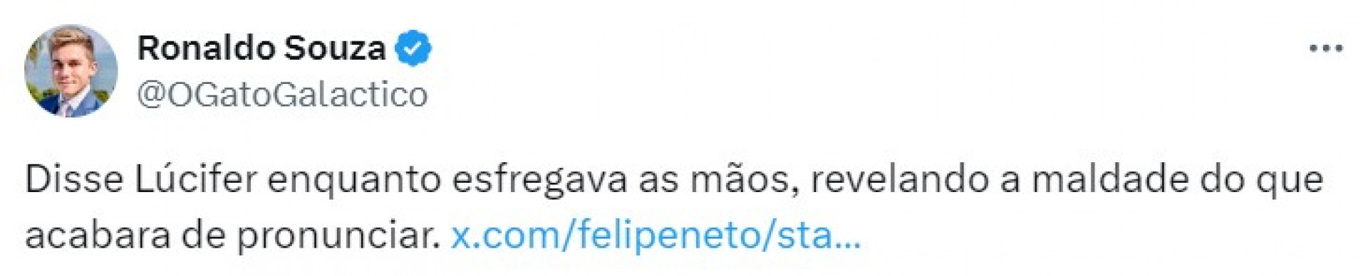 Influenciador infantil troca farpas com Felipe Neto após ser acusado de fazer post nazista - Reprodução / X