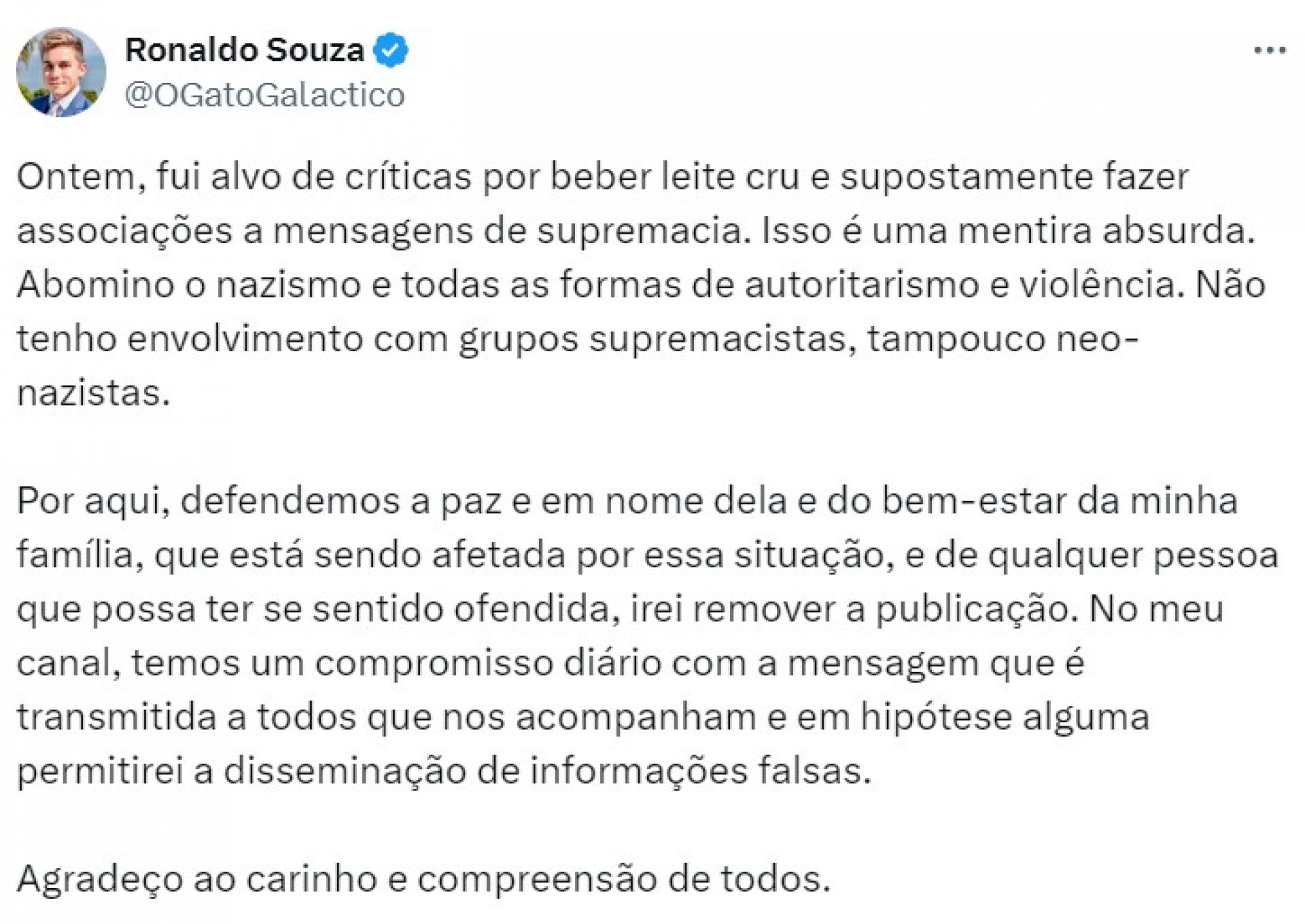 Influenciador infantil troca farpas com Felipe Neto após ser acusado de fazer post nazista - Reprodução / X