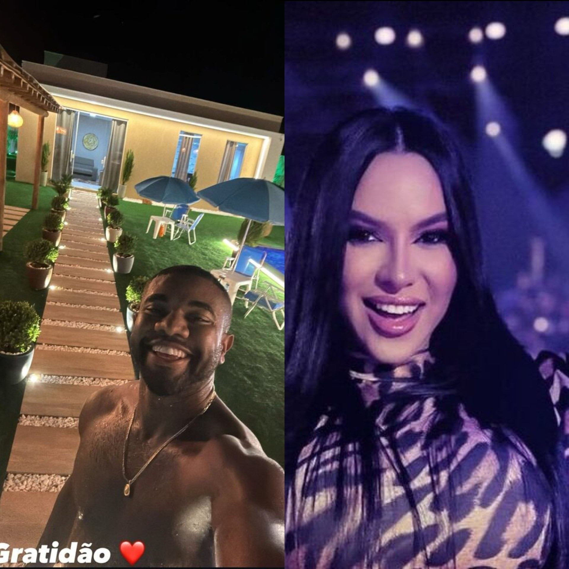 Davi Brito e Tamires Assis - reprodução