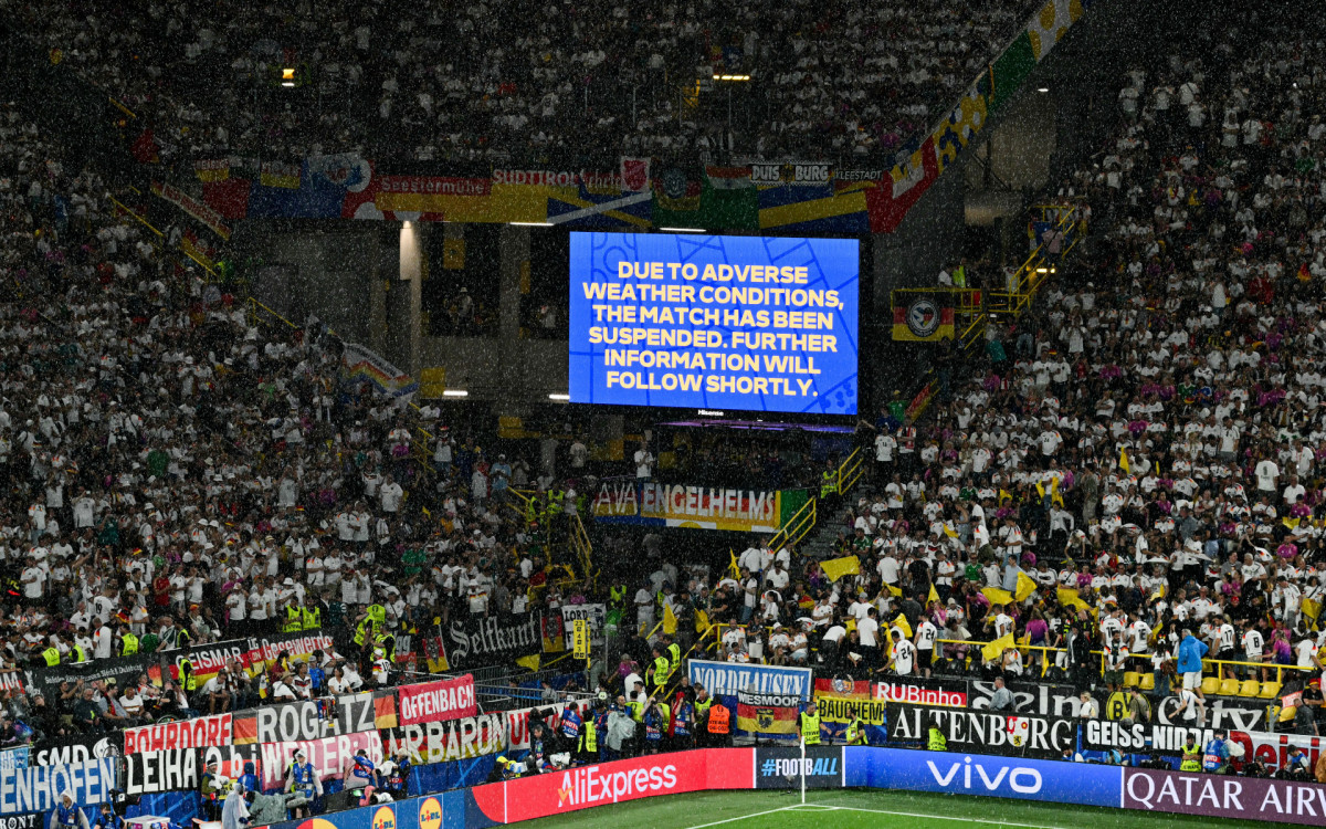 Aviso para os torcedores no Signal Iduna Park
