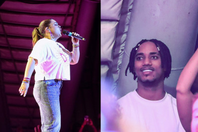 Suposto affair de Preta Gil, O Kanalha assiste a show da cantora na Lapa