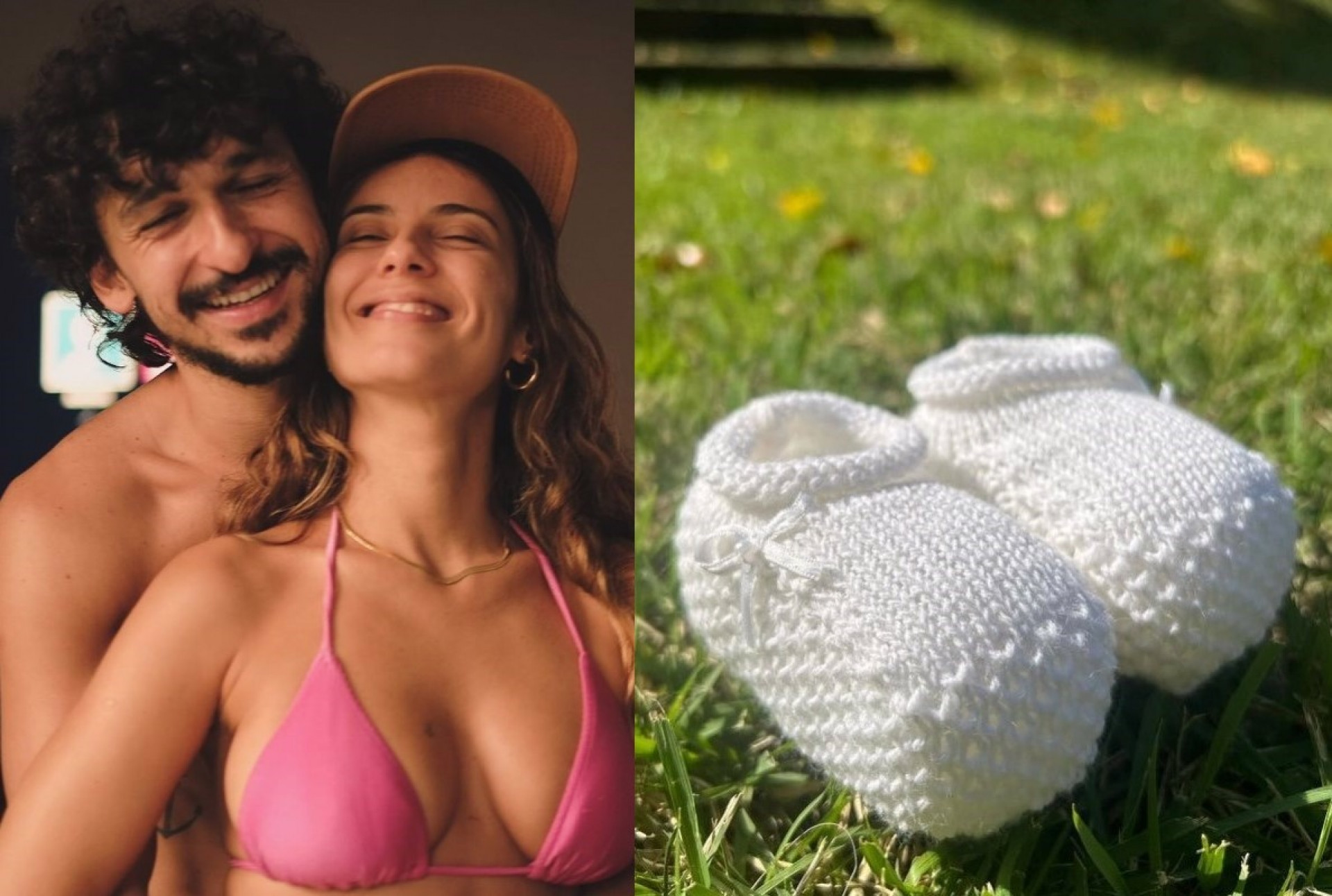 Andréia Horta e Ravel Andrade anunciam que estão esperando um bebê - Reprodução / Instagram