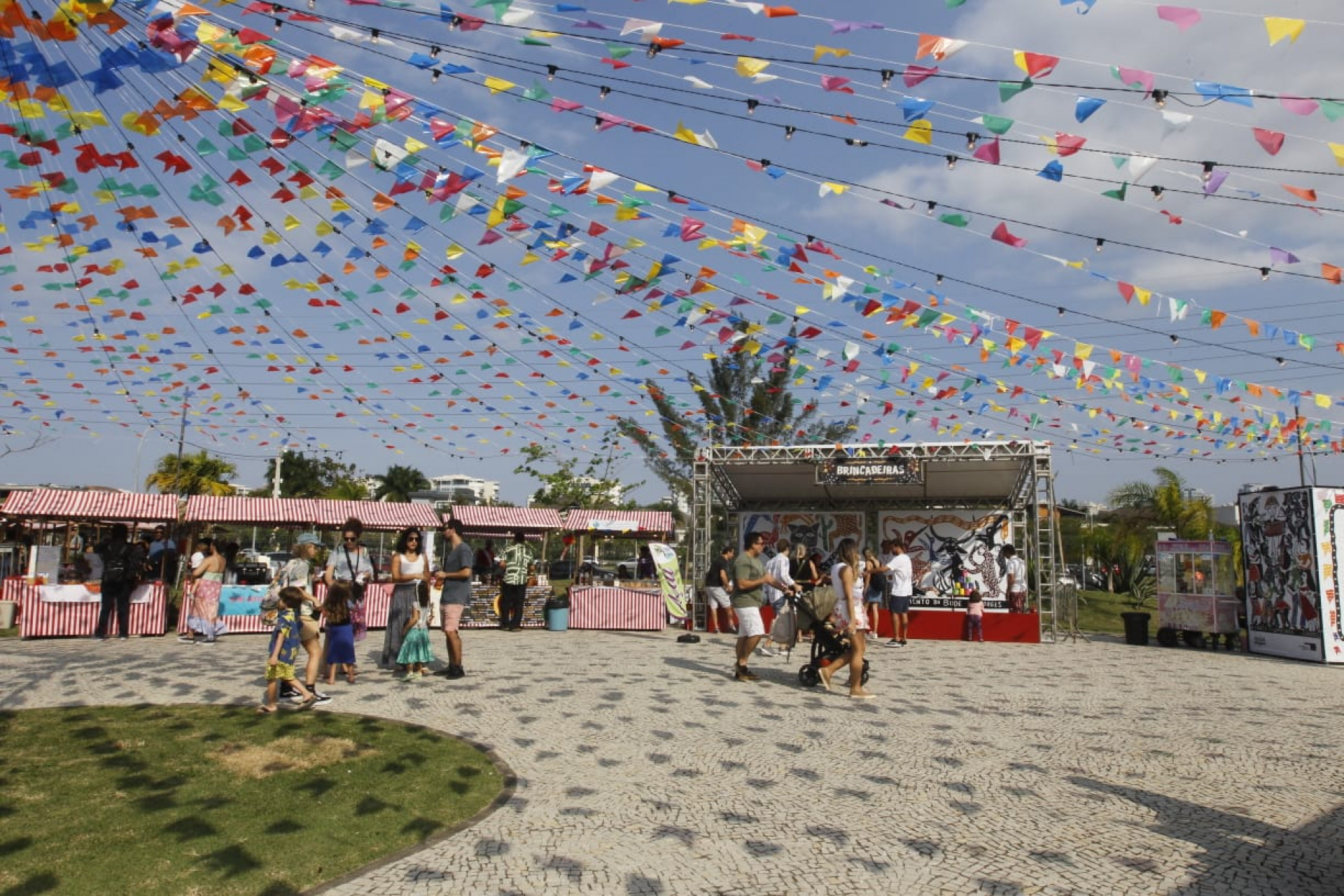A festa aconteceu na área externa do Museu do Pontal - Reginaldo Pimenta / Agência O Dia