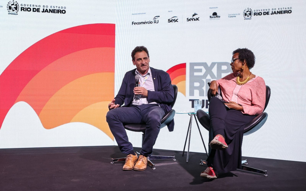 O secret&aacute;rio nacional de Turismo Milton Zuanazzi participou do painel sobre turismo comunit&aacute;rio - Eduardo Uzal / Ag&ecirc;ncia O Dia