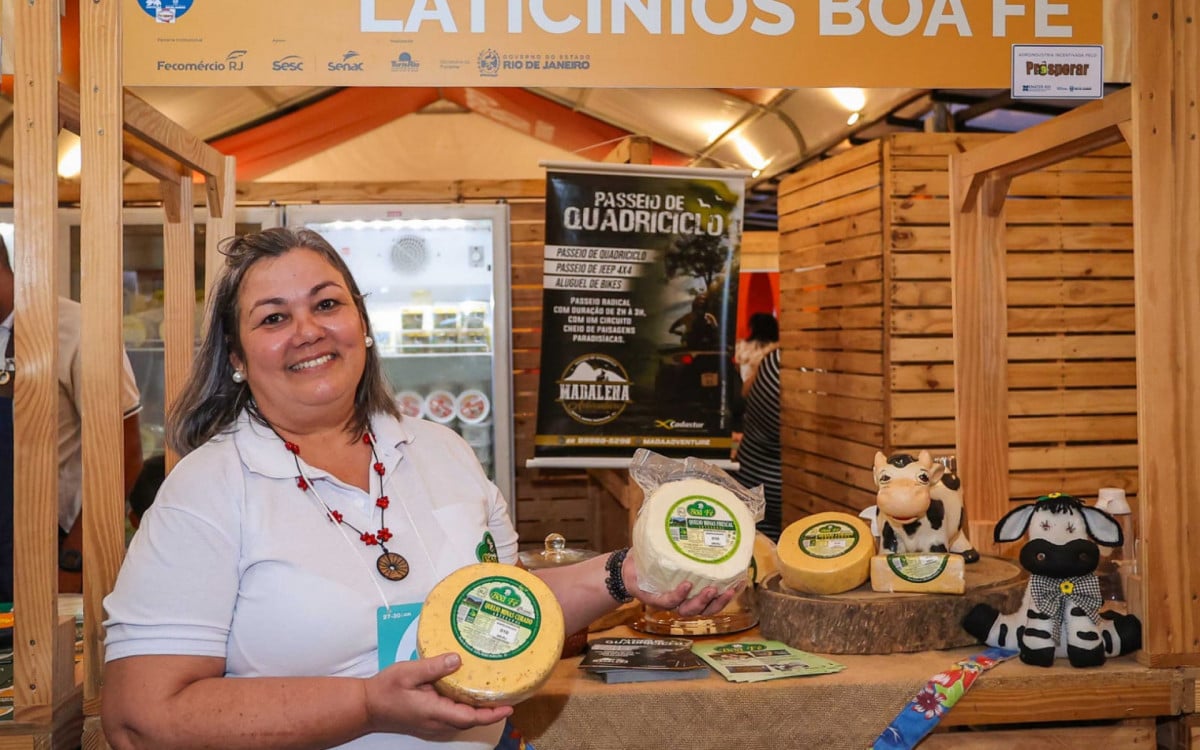Claudia Helena Duque Estrada, produtora de queijo da Fazenda Boa Fé, em Santa Maria Madalena - Eduardo Uzal / Agência O Dia