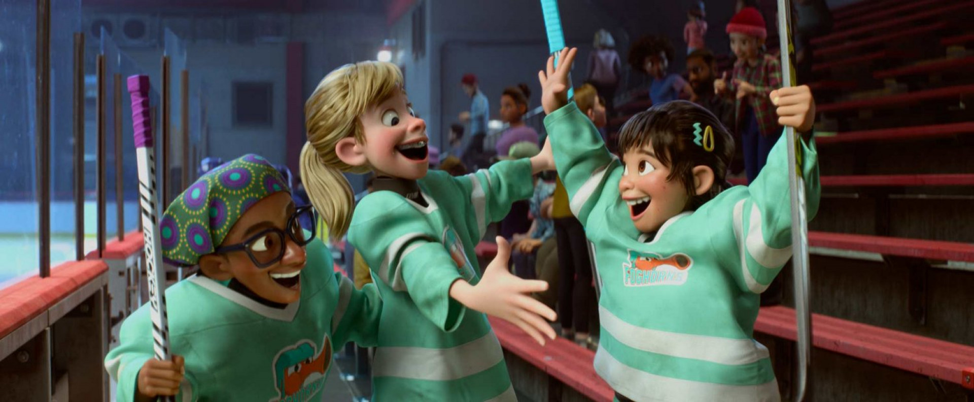 Cena dos adolescentes - Divulgação / Pixar