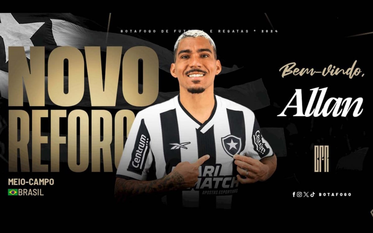 Botafogo anuncia a contratação de Allan