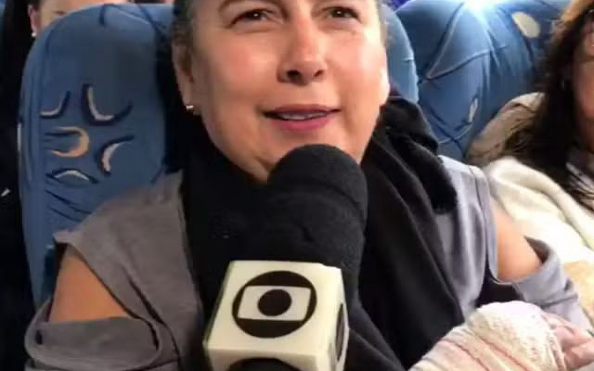 Sandra Salda&ntilde;a estava no voo da Air Europa - Reprodu&ccedil;&atilde;o/Inter TV Cabugi - Afiliada a Rede Globo