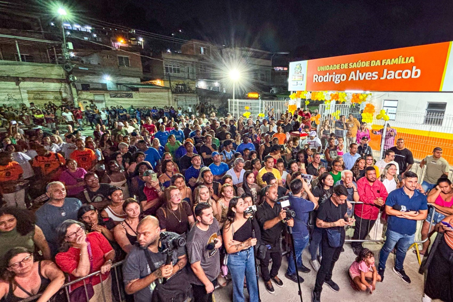 Moradores do Parque S&atilde;o Jos&eacute; e de bairros vizinhos prestigiaram a inaugura&ccedil;&atilde;o da USF Rodrigo Alves Jacob - Rafael Barreto/PMBR
