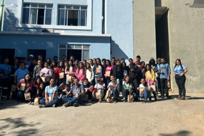 Alunos da Escola Municipal Norberto Leal visitam ETA Paraíba do Sul