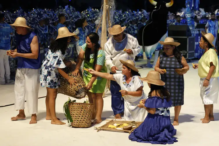 Boi Caprichoso na segunda noite do Festival de Parintins 2024 - Fernando Frazão/Agência Brasil